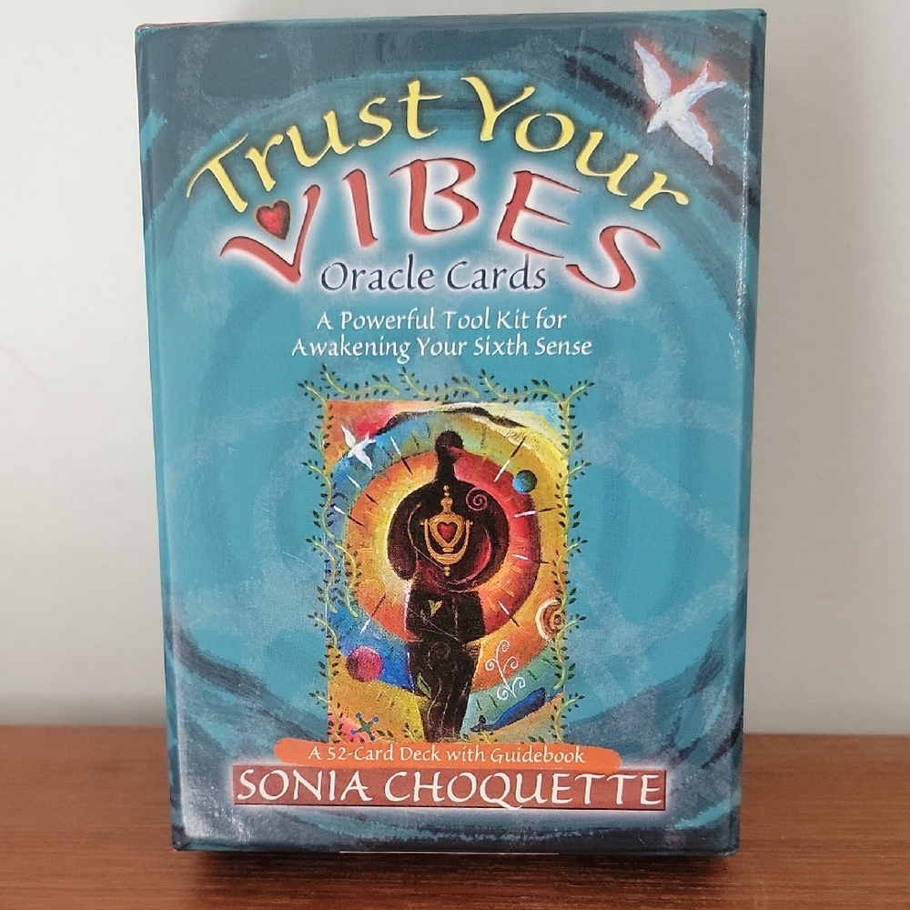 Trust Your Vibes Oracle Cards And Guidebook Set  Bin5